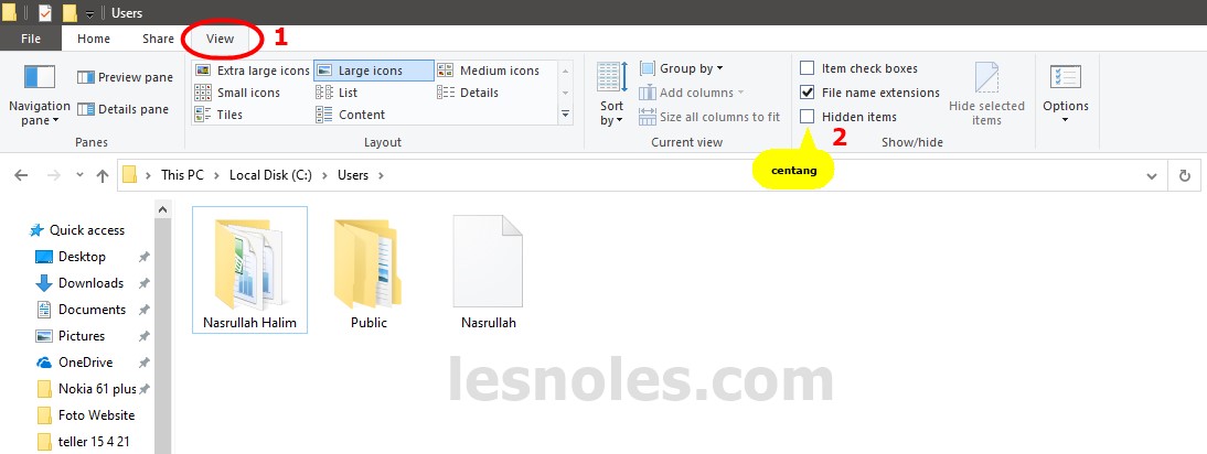 Cara Menampilkan Hidden Files, Folders dan Drives di Windows 10
