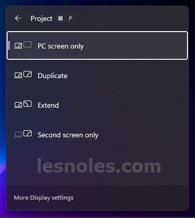 Arti dan Cara Menampilkan Proyektor PC Screen Only, Duplicate, Extend dan Second Screen Only